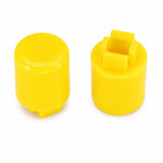 Yellow Cap R8.9 Square Stem 3.8mm for Switches 12x12x7.3mm