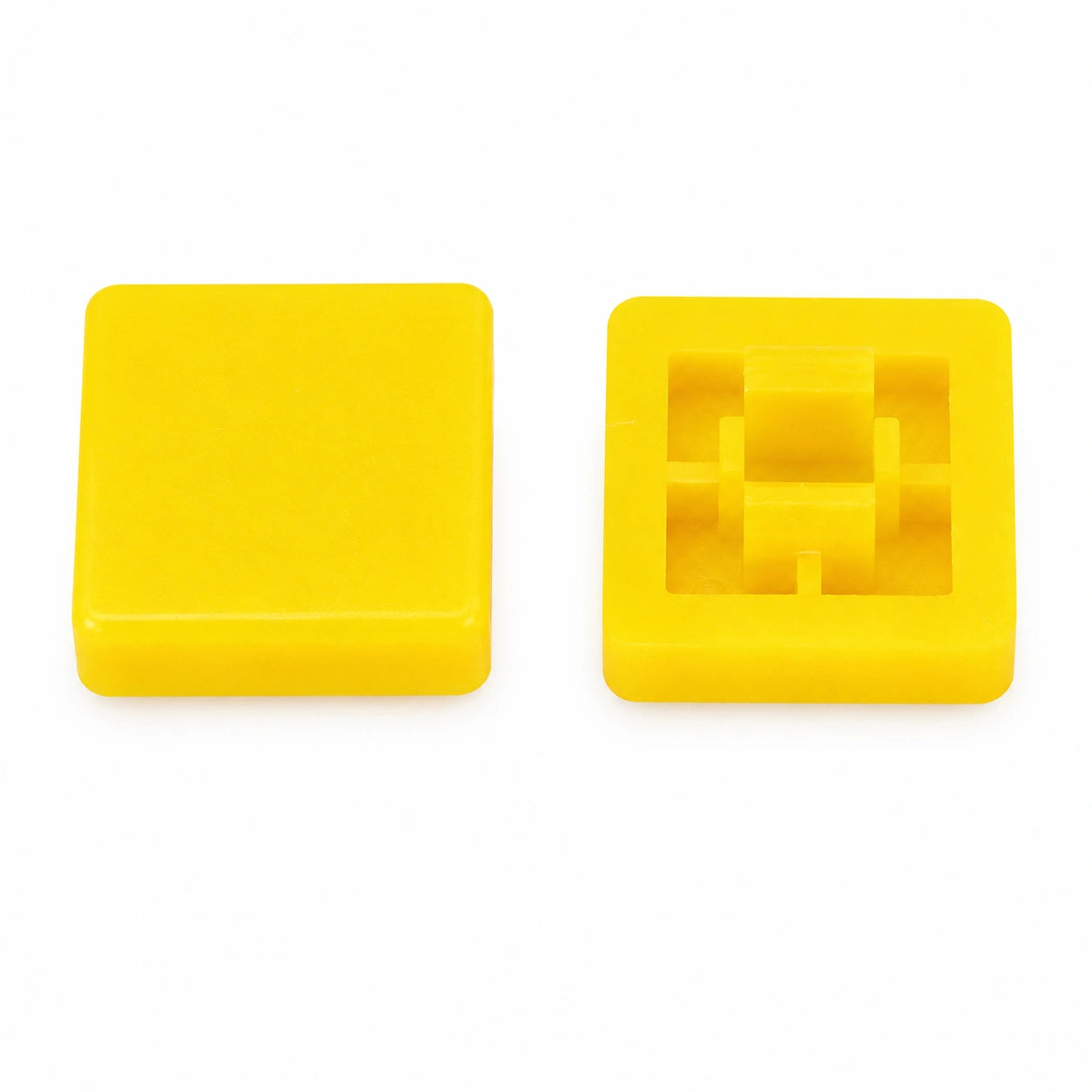 Yellow Cap S12 Square Stem 3.8mm for Switches 12x12x7.3mm