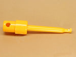 Yellow Spring Loaded Test Clip Hook Clamp Large Length 58mm