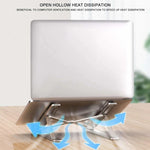 Foldable Height Adjustable Metal Frame Laptop Stand
