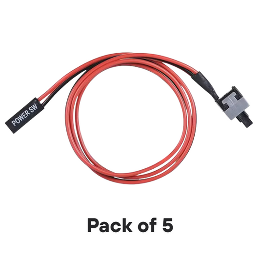 ON/OFF Switch (Button) Connector with Cable (Pack of 5)
