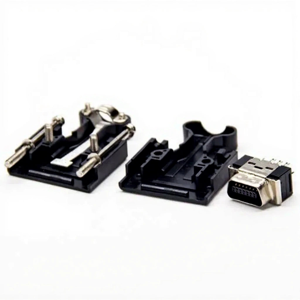 SCSI 14 Pin Male Connector Plastic Shell Screw Solder Type | Replace For 3M 10314 SCSI 14P servo Driver