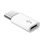 Micro USB to Type-C Converter for Data Syncing & Charging