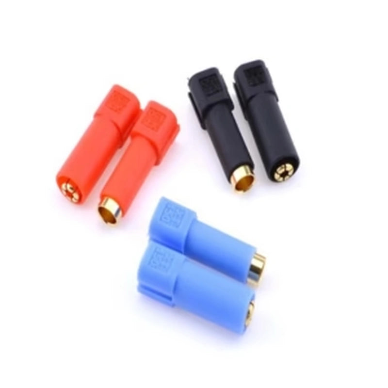 Amass XT150 Gold Plated Male Connector - 1 Pc Black - XT150-M.G.B