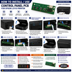 Control Panel PCB For Epson L3110 Printer