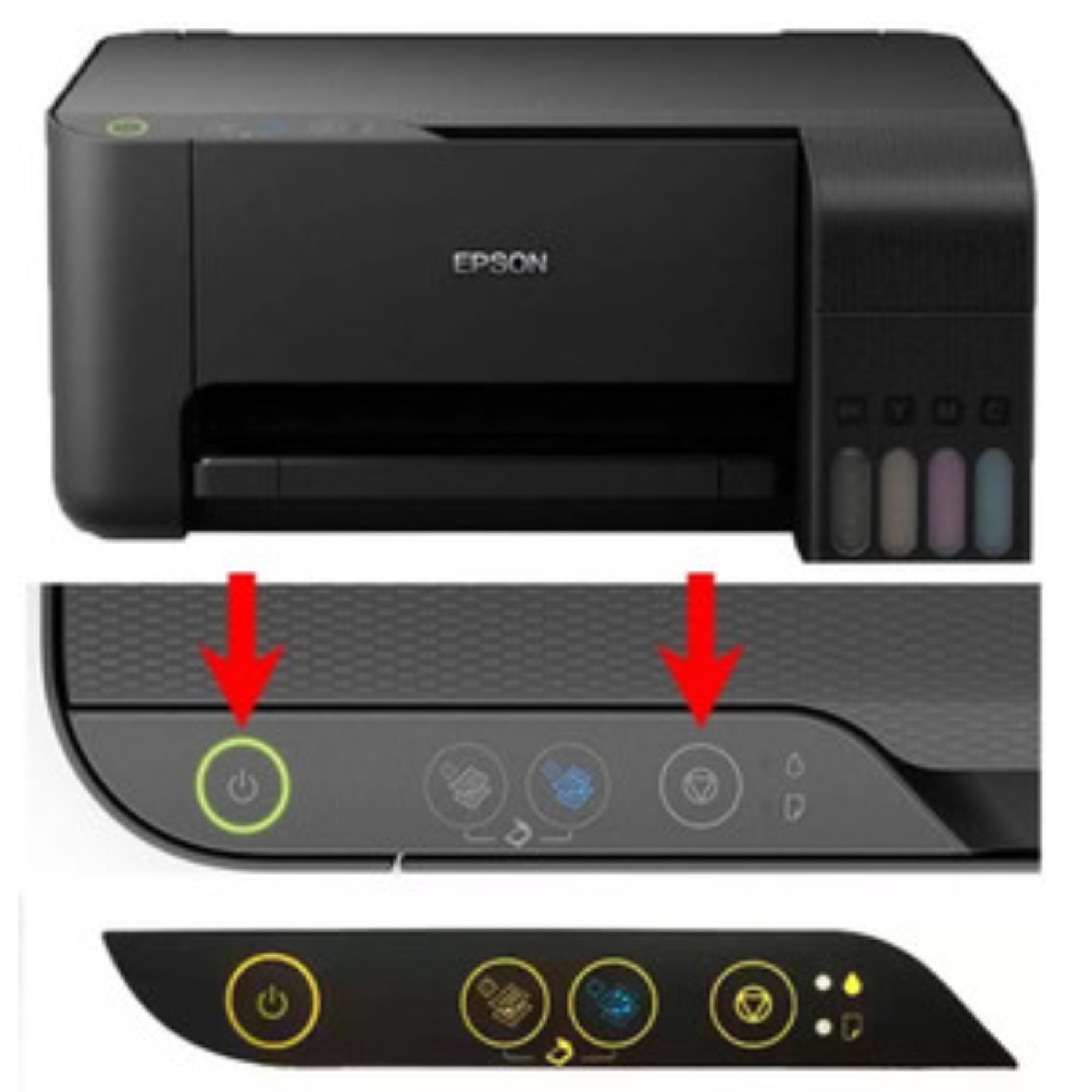Control Panel Sticker For Epson L3110