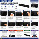 Control Panel Sticker For Epson L3110