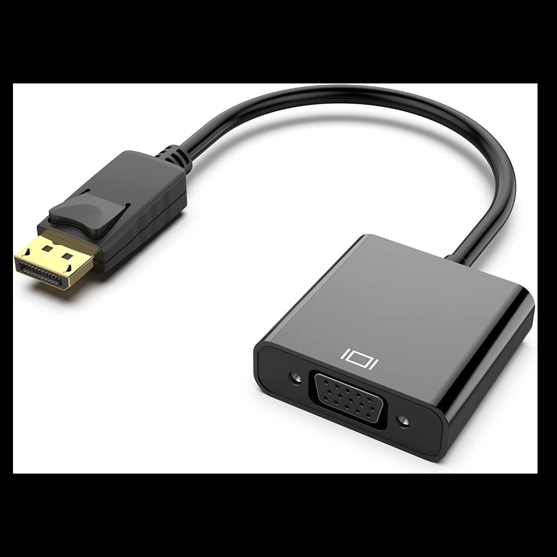 DisplayPort (DP) To VGA Converter Cable For Laptop PC