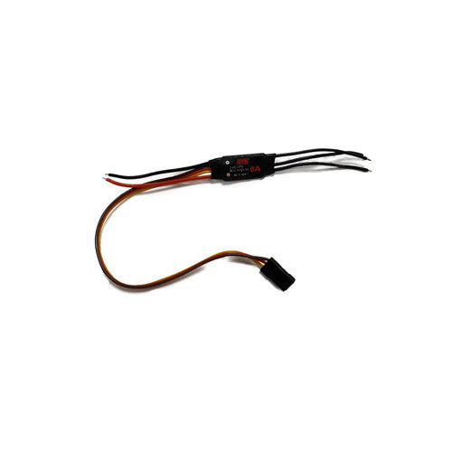 6A 2-4S Brushless ESC With 5V/0.5A BEC For RC Fixed-Wing Aircraft / Helicopter Drone