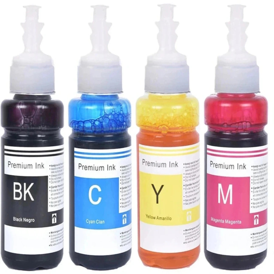 Refill Ink For Epson L800 L801 L805 L810 L850 L1800 Printer (CMYK)