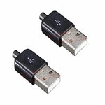 DIY USB 2.0 Type-A Male Connector (3 Set)
