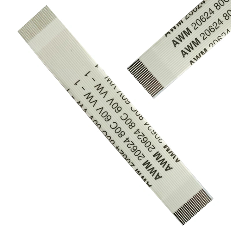 20 Pin 0.5mm Pitch 80mm Reverse Side Contact FFC Ribbon Flexible Flat Cable