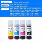 Refill Ink 003 For Epson L3100 L3110 L3150 L3151 L3152 Printer (CMYK)
