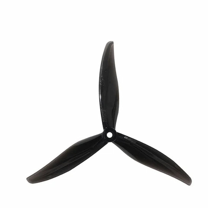 FPV Drone Propeller 7043 Hurricane 3 Blade 5mm Shaft Pitch 4.3-inch Midnight Black (2 Pair CW+CCW)