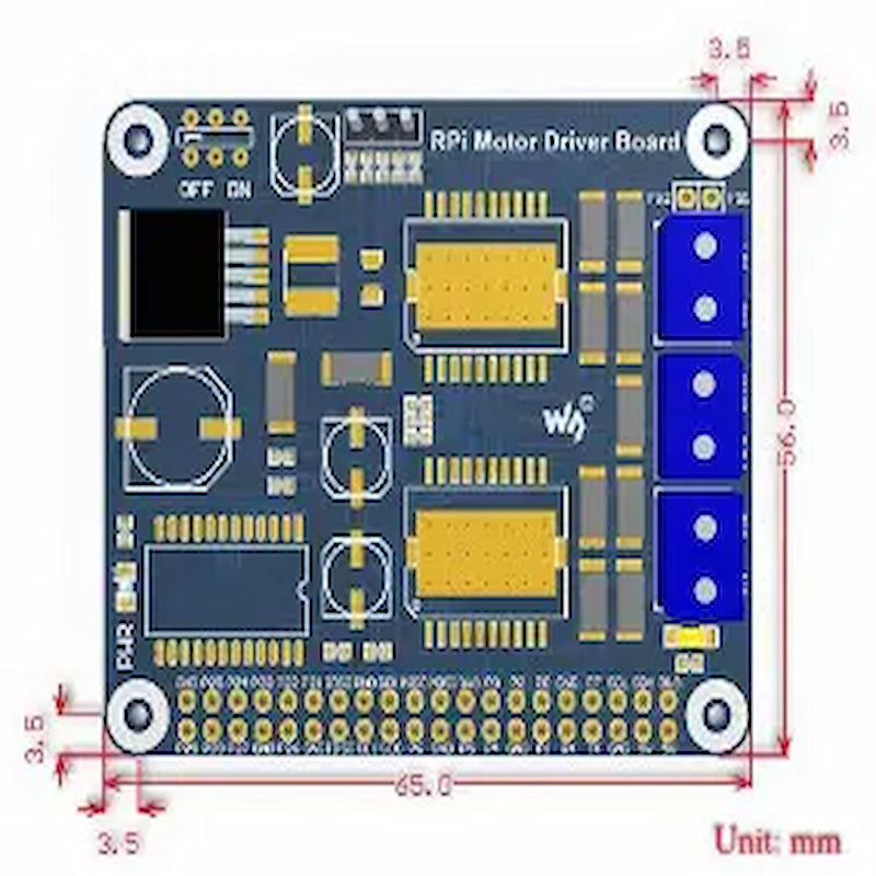 Raspberry Pi Expansion Board DC Motor / Stepper Motor Driver