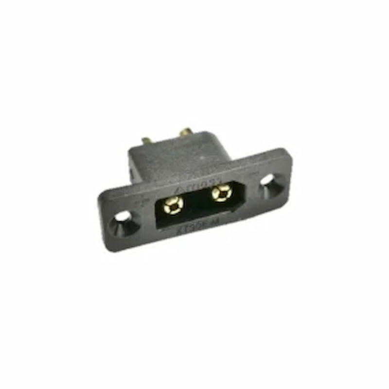 Amass XT90E-M GOLD PLATED BLACK - XT90E-M.G.B Original Drone Connectors