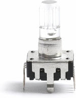 Red LED Rotary Encoder EC12 Knurled Shaft 20mm with Knob 25mm