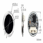 Round-shaped All-in-one UART Capacitive Fingerprint Sensor