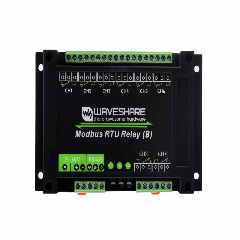 Industrial Modbus RTU 8-Ch Relay Module With RS485 Interface