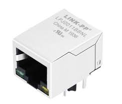 LPJ0011BBNL - 10/100 Base-T Ethernet Modular Jack with Magnetics
