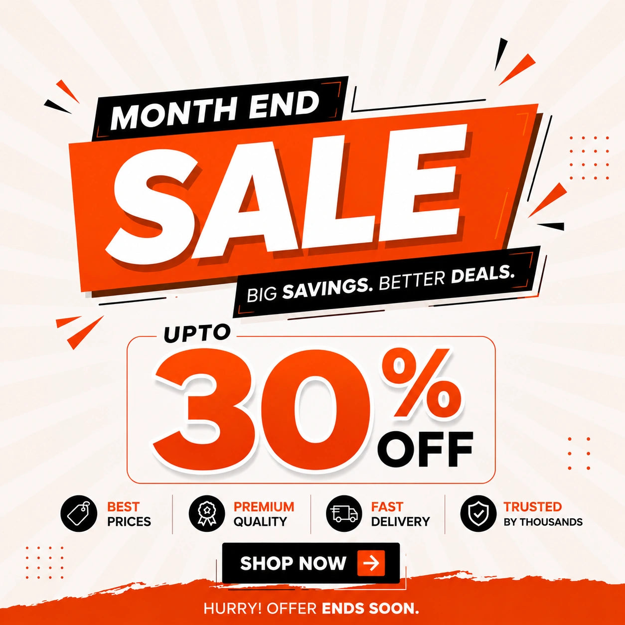 month end sale