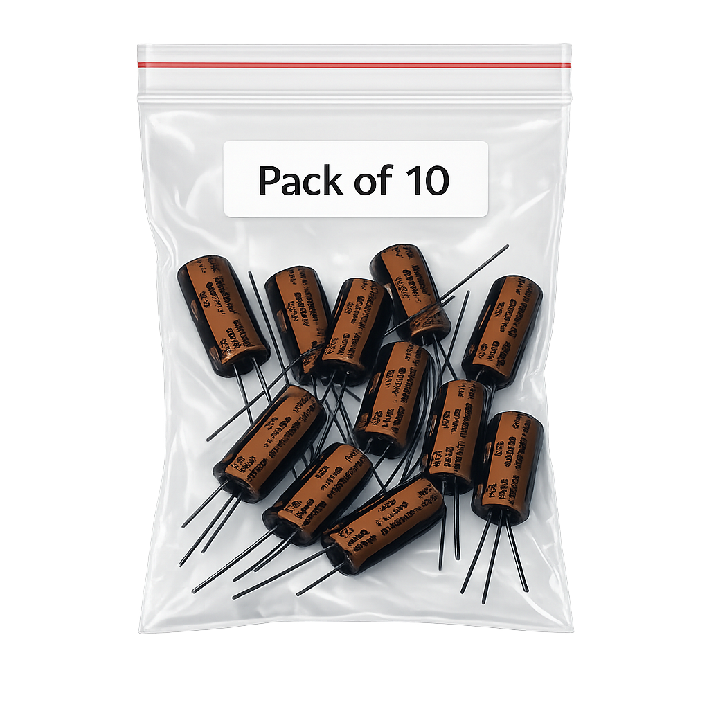 470uF 63V 12.5x20mm Aluminum Electrolytic Capacitor