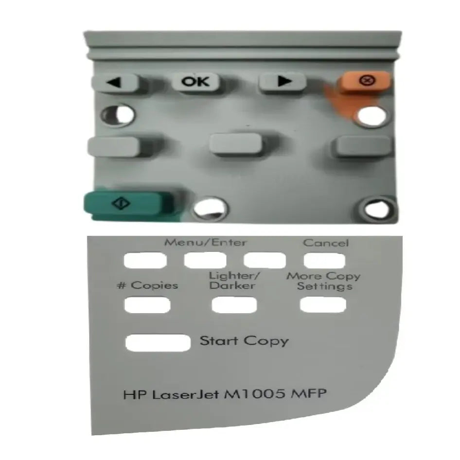 Control Panel Rubber + Sticker For HP Laserjet M1005 (SET)