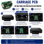 Carriage PCB For HP Ink Tank 319/419/410/415/416 Printer