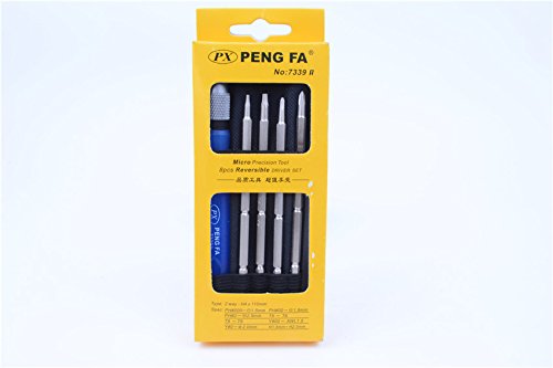 7339A Pengfa 8 In 1 Multipurpose Reversible Screwdriver Repair Tool Set For Repair Mobile Laptop