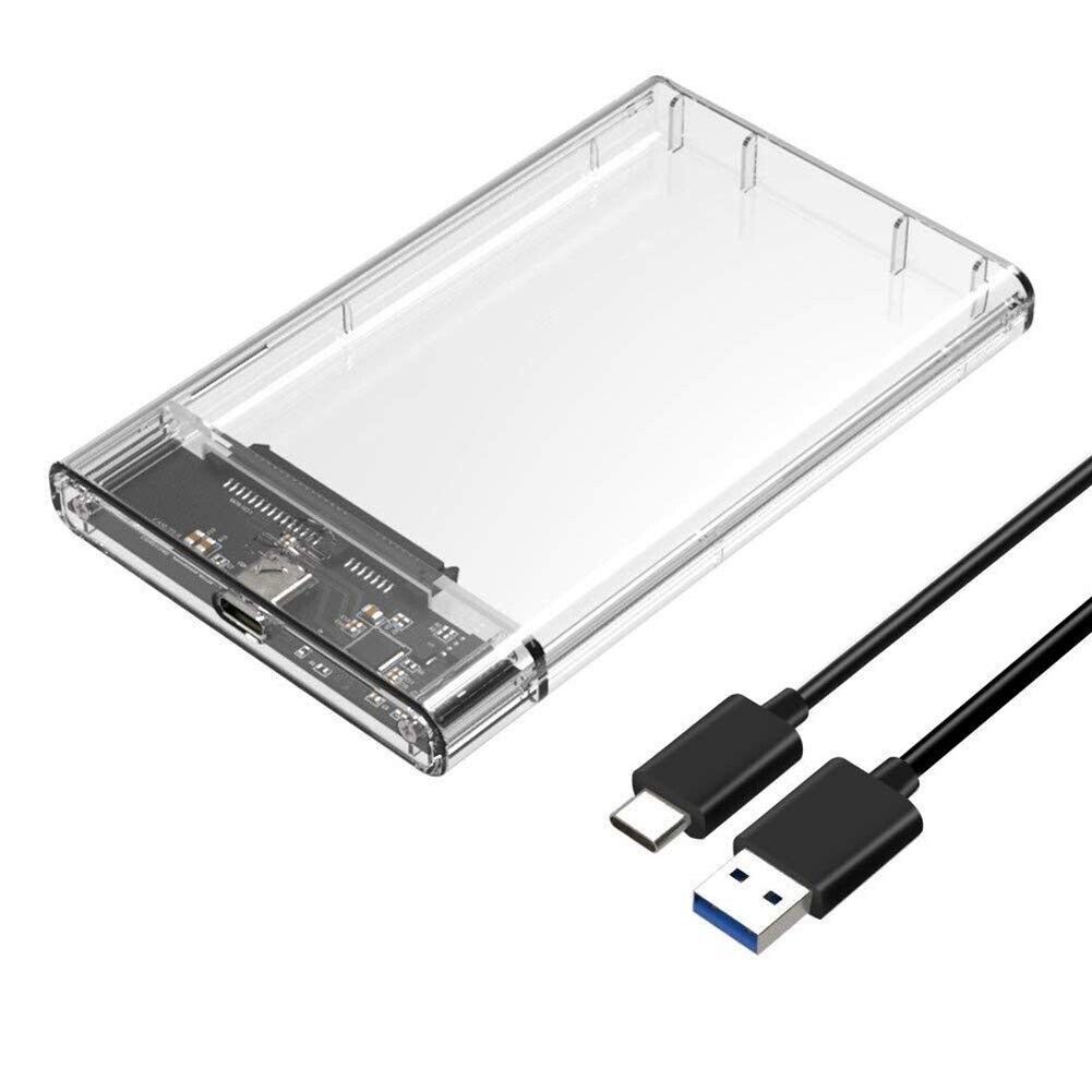2.5 Inch Type-C HDD Enclosure USB 2.0 Laptop Casing 6.5cm (2.5 Inch) HDD/SSD Enclosure Case Cover