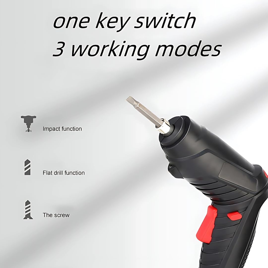 Electric Screwdriver Set | Portable, Cordless & USB-Rechargeable | 44 Driver-bits