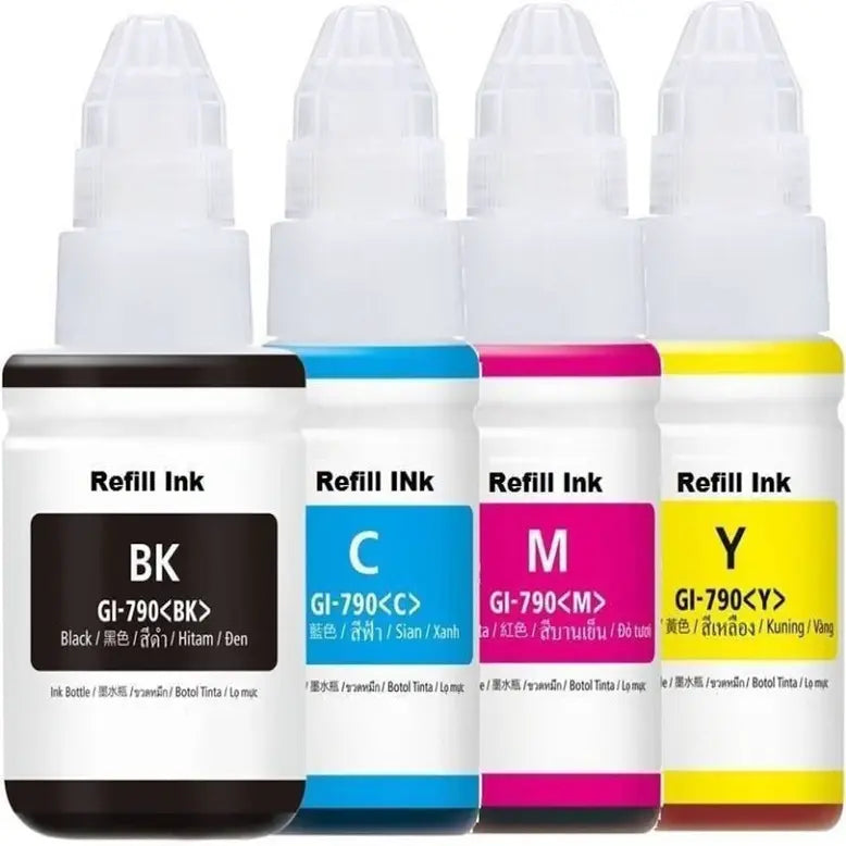 Compatible Refill Ink For Canon G1000 G2000 G3000 G4000 Printer (CMYK)