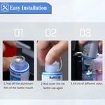 Refill Ink T664 For Epson L110 L210 L310 L405 L455 L550 L605 Printer (CMYK)