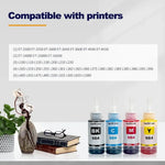 Refill Ink T664 For Epson L110 L210 L310 L405 L455 L550 L605 Printer (CMYK)