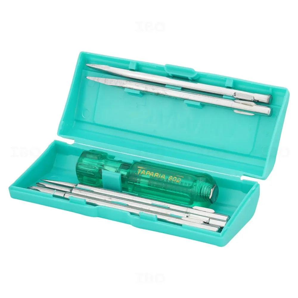 C802 Screwdriver Set with Interchangeable Blade and Neon Bulb Indicator