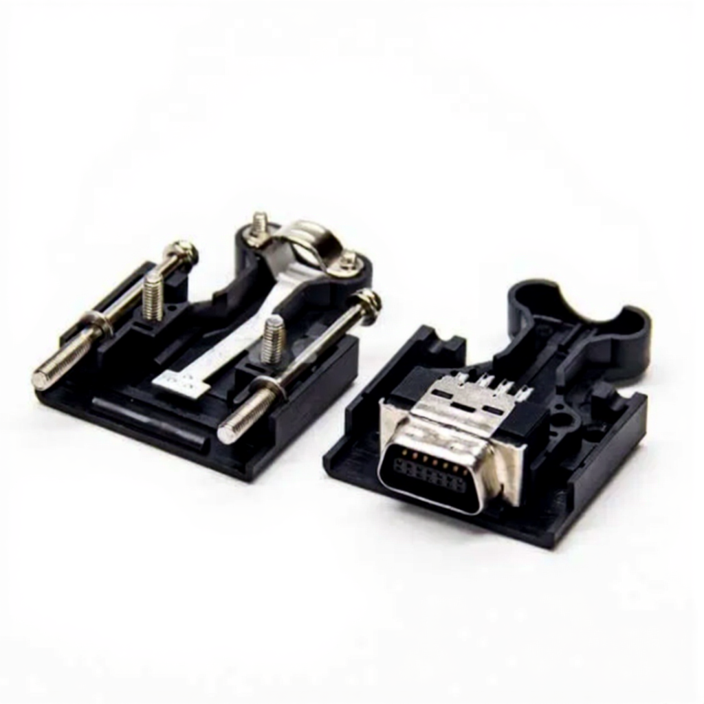 SCSI 14 Pin Male Connector Plastic Shell Screw Solder Type | Replace For 3M 10314 SCSI 14P servo Driver